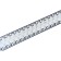 Bar for the cornice "Provence", height 7 cm, length 25 m, white color, with black