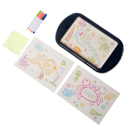 Drawing tablet 4 colors, with accessories-1