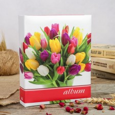Фотоальбом на 200 фото 10х15 см Image Art серия  005 IA цветы   МИКС