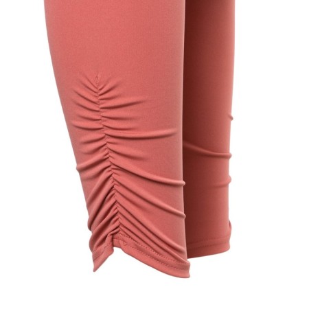 Female sports leggings, pink/black color, size 46 (m)-9