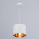 Oasis chandelier 1x60W E27 white, gold 20x15x30 (100) cm
