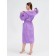Frequencies Tainted dressing room with a hood, size 56-58, lilac color