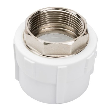 Combined "Politek" coupling, polypropylene, 50 mm x 1/2 ", internal thread-2