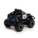 Radio -controlled jeep "Police" works on batteries, black color