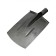 Baying shovel rectangular, tuleyka 40 mm, rail steel, without cuttings, Greengo