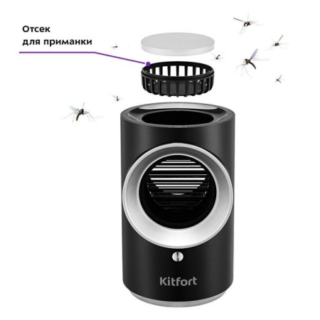 Antimoscate lamp KitFort KT-4019, 2.5 W, 35 dB-2