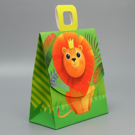 Gift package with a mold valve, packaging, “Lion”, 23 x 27 x 11.5 cm-3