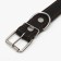Collar combined leather/tarpaulin, 69 x 3.5 cm, Osh 45-60 cm, black