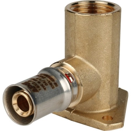 STOUT SFP-0012-001216, 1/2 "x 26 mm, wall, mount, elongated, brass