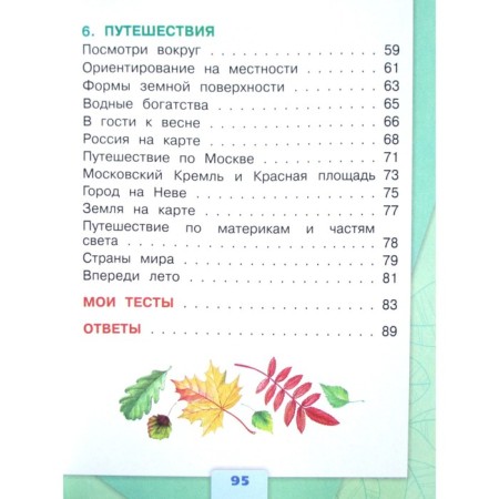 Tests. GEF. The surrounding world, new design, grade 2. Pleshakov A.A.-5