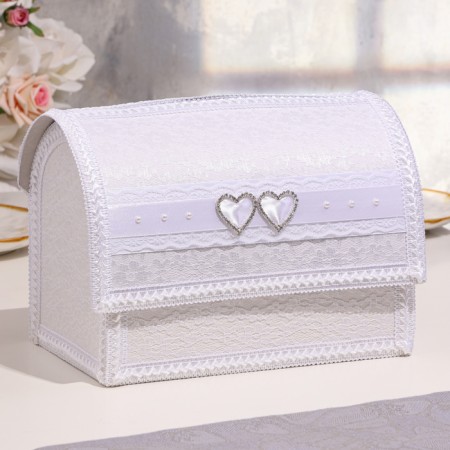 Family Bank "Two Hearts", opening, white