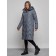 Coat insulated winter female, size 46, dark blue color