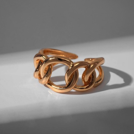 Ring "Trend" pigtail, color gold, dimensionless-3