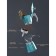 Azure geyser shade coffee maker, 6 cups, 300 ml, turquoise color