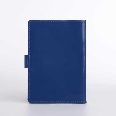 Passport cover on the button, the color is blue-1