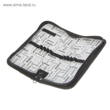 Penal 1 section Black, 90x190 mm, artificial leather-1