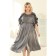 Women's dress, size 54, gray color