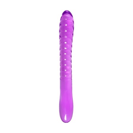 Bilateral phallimitator A-Toys By Toyfa Frica, TPE, Violet Color, 23 cm-5