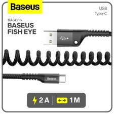 Cable Baseus fish eye, type -C - USB, 2 A, 1 m, black