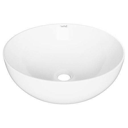 Haller shell Wave Round, round, white color, 40.5x40.5x14 cm