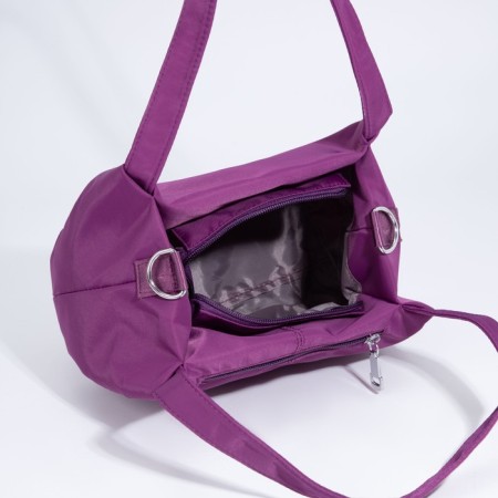 Lugus bag with a zipper, purple color-5