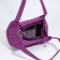 Lugus bag with a zipper, purple color