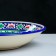 Largan Rishtan ceramics "Flowers", 33 cm, blue