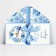 Money envelope "Happy Wedding", Hydrangea, 16.5 x 8 cm