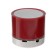 Portable column Luazon Hi-Tech 18, 3 watts, 520 mAh, Microsd, Red