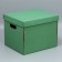Gift folding box, packaging, “olive”, 37.5 x 32 x 29.3 cm