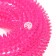 The toy luminous for dogs "Chewing ring", TPR, 12 cm, pink