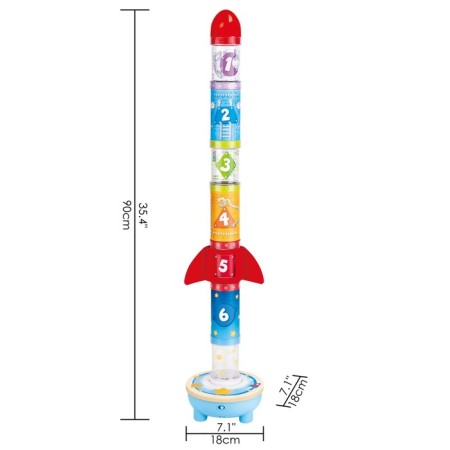 Interactive toy Hape "rocket" for children-7