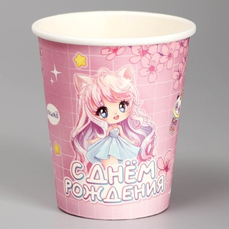 A single -single paper glass "anime", 250 ml-1