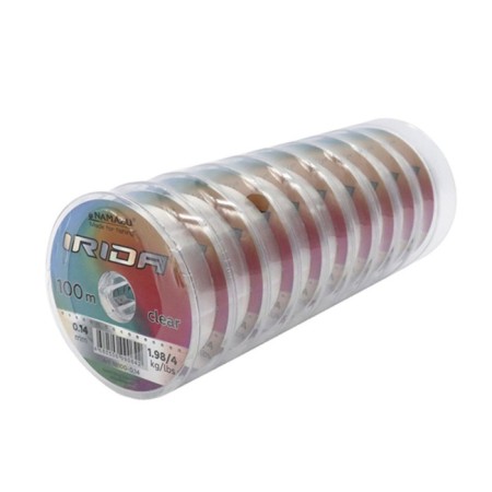 Namazu Irida, l = 100 m, d = 0.14 mm, test = 1.98 kg, transparent, packaging 10 pcs.