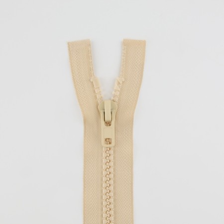 Lightning "Tractor", No. 8, connective, locking machine, 80 cm, ivory color-3