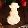 Harvesting for creativity "Snowman in the hat", 5.5x9.4x1.2, pine