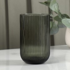 Branch glass 400ml, 8*13 cm, round bottom, graphite color