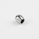 Tip for a cord, d = 4 mm, 12 × 10 mm, 10 pcs, silver color