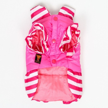 A jacket for dogs with shutters, size 2 (ds 23, Osh 26, OG 33 cm), pink-6