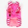 A jacket for dogs with shutters, size 2 (ds 23, Osh 26, OG 33 cm), pink