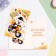 Postcard "Happy Birthday! You are the best!" Bear on a motorcycle, 12.5x19.5 cm