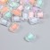Plastic beads "Cylinder with colored middle" Gloss Mix 20 g 1.2x0.7x0.7 cm