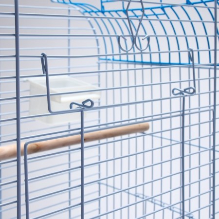 BD-3/1O bird cage, opening roof, 47.5 x 37 x 70 cm, blue-9