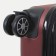Small 20 suitcase, "Cartes factory", lightning department, code castle, 4 wheels, burgundy color