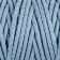Knitting cord "Puff" 100% cotton width 5mm 100m (blue)