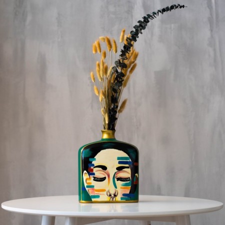 VAZ Ceramics "Girl with eyes closed" 27 x 21.5 x 10 cm-10