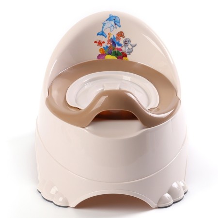 Children's pot of Baby-Comfort, Milk color, MIX sticker-9