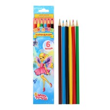 Pencils of 6 colors 
