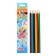 Pencils of 6 colors "Princess", wooden, triangular body, in a cardboard box