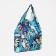 Household bag on the button, the color is blue/blue